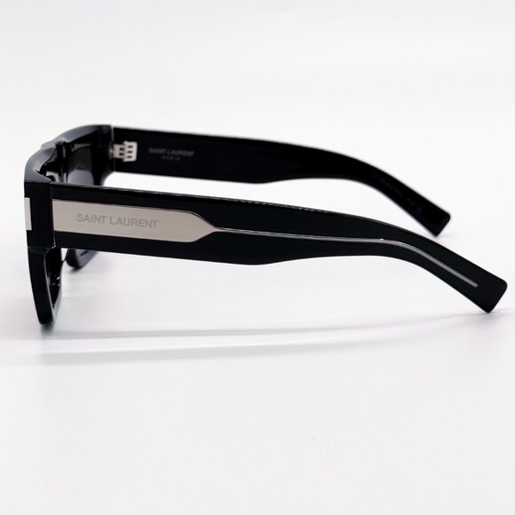 NEW SAINT LAURENT SL628 001 SQUARE BLACK UNISEX SL 628 001 SUNGLASSES - Picture 10 of 13